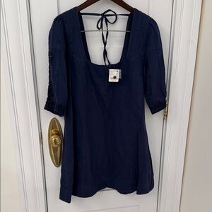 New with tags! Free People Elegant Navy Blue Women's Dress